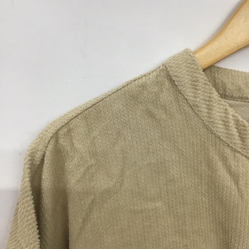 サマンサモスモスブルー Samansa Mos2 blue シャツ、ブラウス 長袖 FREE 無地 ベージュ / ベージュ /  レディース USED 古着 中古 10140423