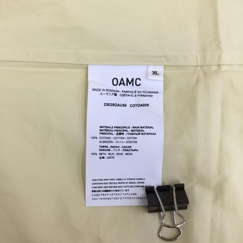 オーエーエムシー OAMC シャツ、ブラウス 長袖 OAMC 23E28OAU54COTOA005 XL 刺繍 X ワンポイント 黄 / イエロー /  メンズ USED 古着 中古 10128707