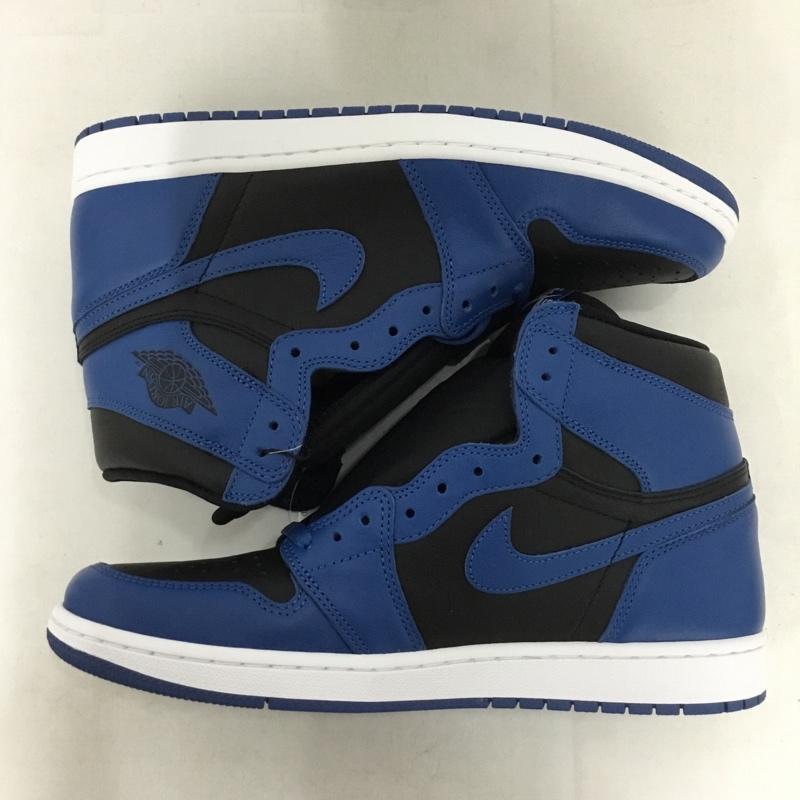 ナイキ NIKE スニーカー スニーカー 555088-404 AIR JORDAN 1 RETRO HIGH OG 29cm 箱有 29.0cm ロゴ、文字 黒 / ブラック / X 青 / ブルー /  メンズ USED 古着 中古 10141921