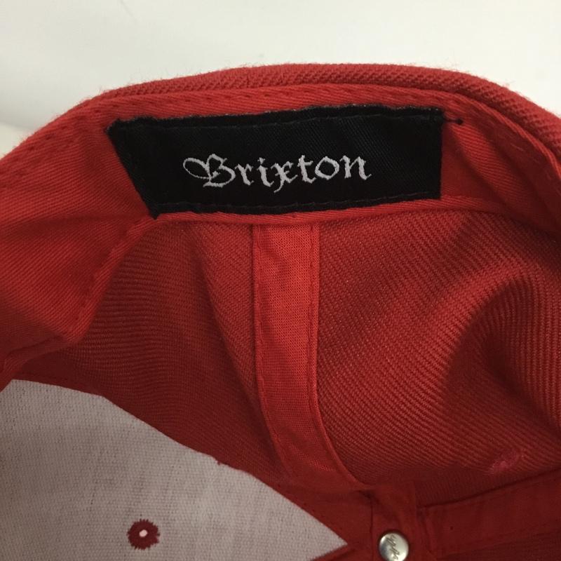 ブリクストン BRIXTON 帽子 キャップ DE2892983953 スナップバック ロゴ、文字 赤 / レッド /  メンズ USED 古着 中古 10131802