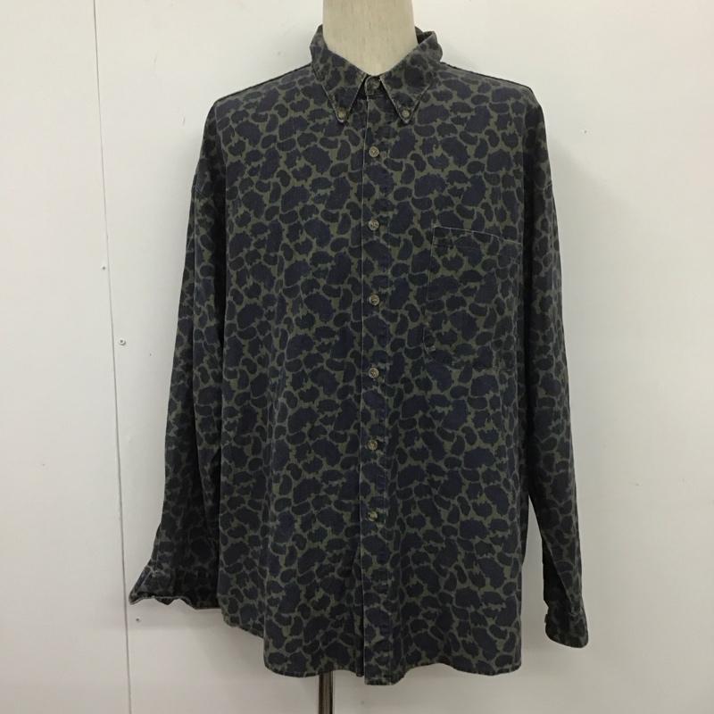 古着 USED シャツ、ブラウス 長袖 ボタンダウン コットン XL ペイズリー マルチカラー / マルチカラー /  メンズ USED 古着 中古 10107661