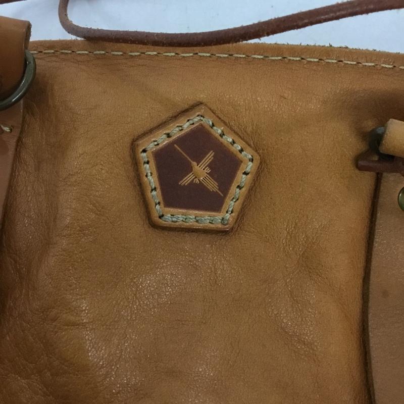 アインソフ AINSOPH ショルダーバッグ ショルダーバッグ レザー 無地 茶 / ブラウン /  レディース USED 古着 中古 10132050