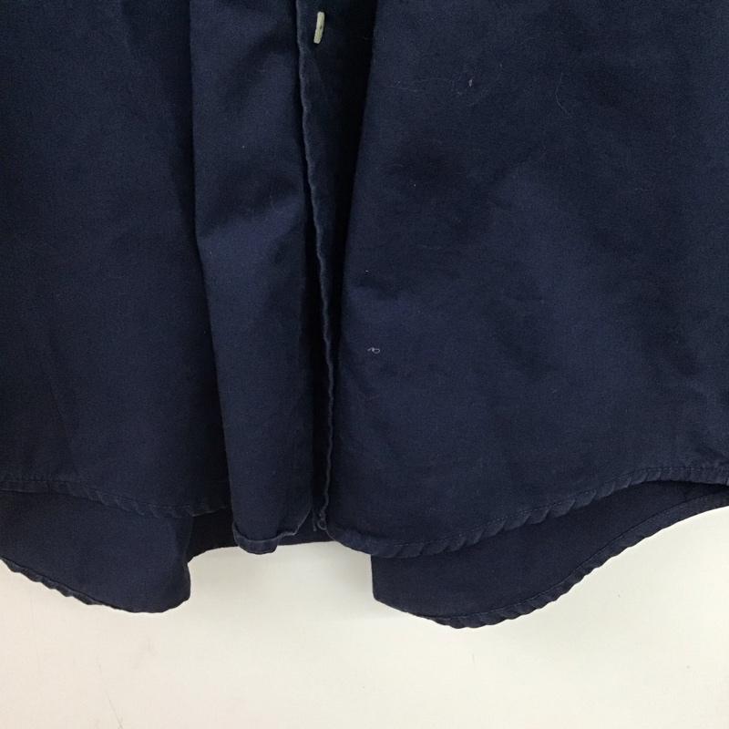 ラコステ LACOSTE シャツ、ブラウス 長袖 長袖シャツ 無地シャツ カラーシャツ ボタンダウンシャツ 4 無地 紺 / ネイビー /  メンズ USED 古着 中古 10146697