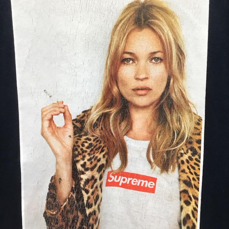 シュプリーム Supreme Tシャツ 半袖 12SS SupremeKateMossTee プリントTシャツ M プリント 紺 / ネイビー /  メンズ USED 古着 中古 10145006