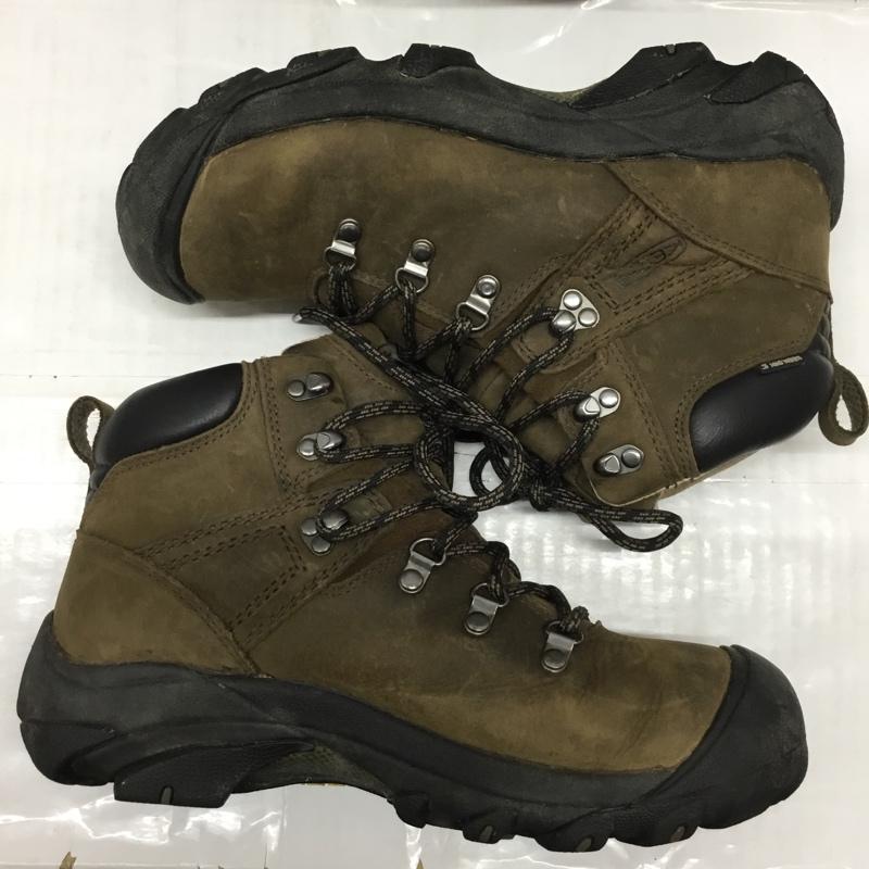 キーン KEEN アウトドアシューズ アウトドアシューズ 1227 BISN トレッキングシューズ 27cm 箱有 27.0cm ロゴ、文字 茶 / ブラウン / X 黒 / ブラック /  メンズ USED 古着 中古 10119915