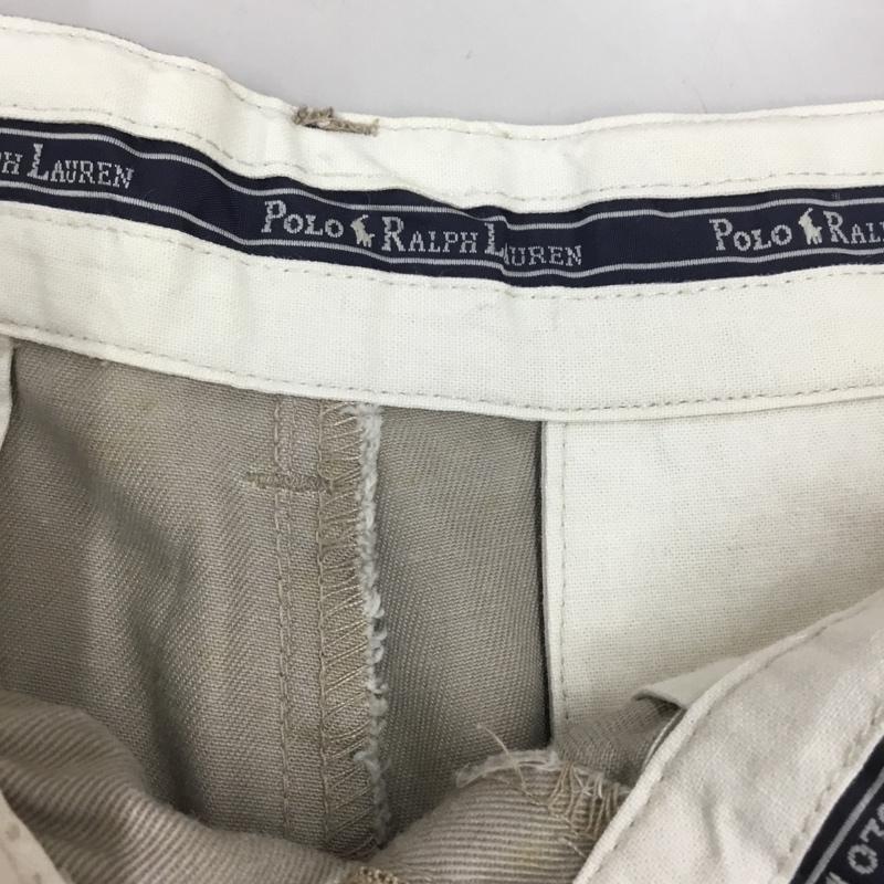 ポロラルフローレン POLO RALPH LAUREN パンツ ショートパンツ ショートパンツ ハーフパンツ カジュアルパンツ 32インチ 無地 ベージュ / ベージュ /  メンズ USED 古着 中古 10115762