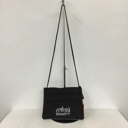 マンハッタンポーテージ Manhattan Portage ショルダーバッグ ショルダーバッグ サコッシュ ロゴ、文字 黒 / ブラック /  メンズ USED 古着 中古 10134822