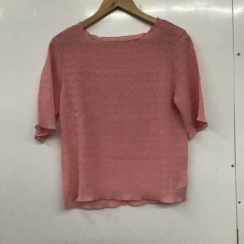エヘカソポ ehka sopo カットソー 半袖 FREE 無地 桃 / ピンク /  レディース USED 古着 中古 10137402