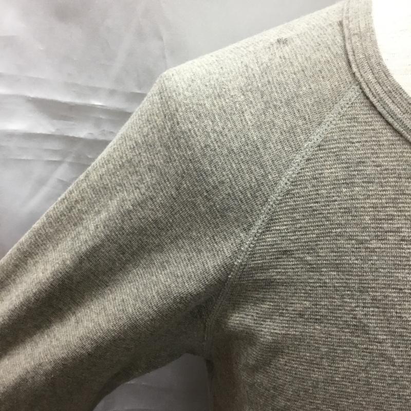 ハリウッドランチマーケット HOLLYWOOD RANCH MARKET カットソー 長袖 XL 無地 灰 / グレー /  メンズ USED 古着 中古 10108873
