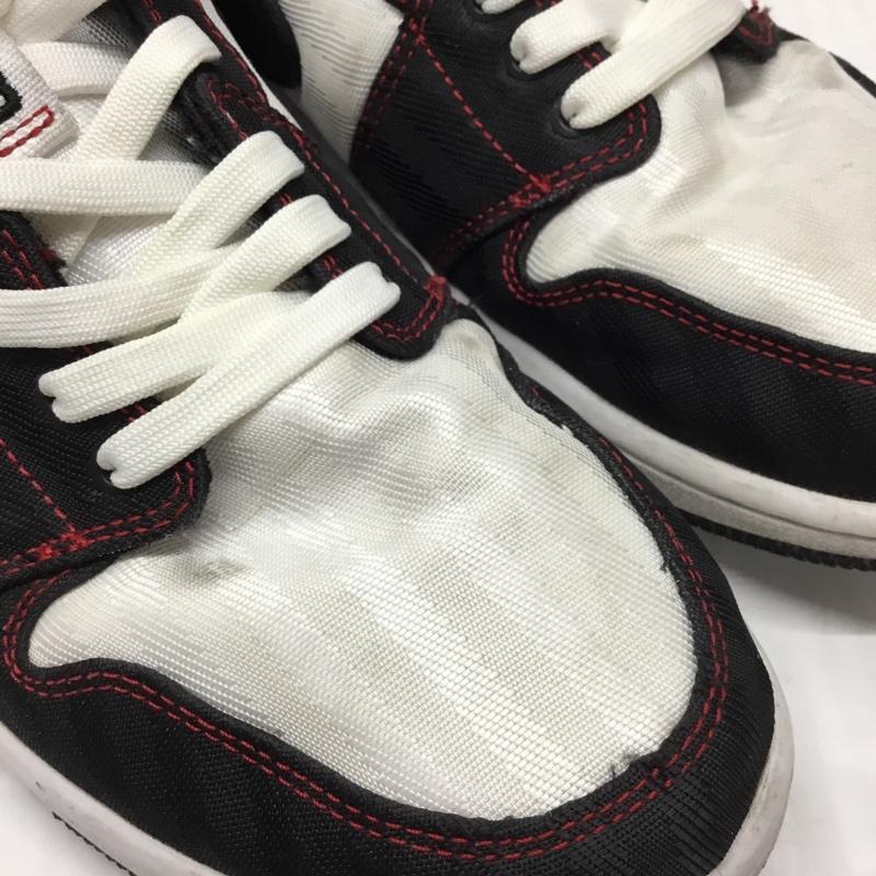 ナイキ NIKE スニーカー スニーカー DD9337-106 WMNS AIR JORDAN 1 LOW SE UTL 28.5cm 28.5cm ロゴ、文字 白 / ホワイト / X 黒 / ブラック / X 赤 / レッド /  メンズ USED 古着 中古 10109383