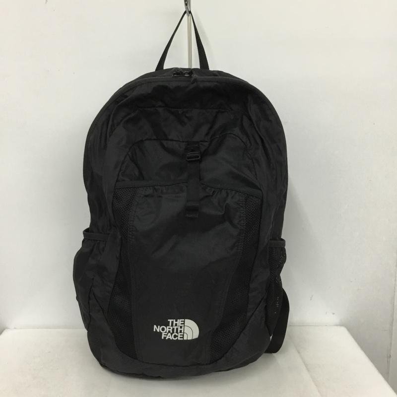 ザノースフェイス THE NORTH FACE リュックサック、デイパック リュックサック、デイバッグ NM81409 FLYWEIGHT RECON ポケッタブル 折りたたみ ロゴ、文字 黒 / ブラック /  メンズ USED 古着 中古 10147148