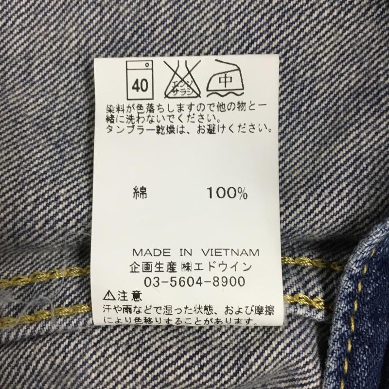 リーライダース LEERIDERS ジャケット、上着 ジャケット、ブレザー デニムジャケット カラージャケット 長袖ジャケット ブルゾン Gジャン M 無地 インディゴ / インディゴ /  メンズ USED 古着 中古 10116583