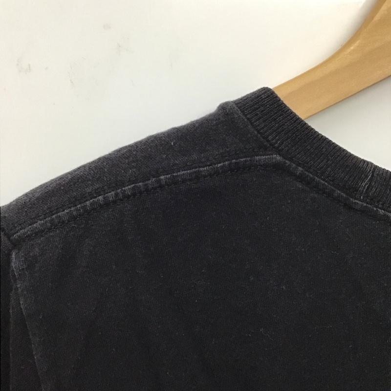ステューシー STUSSY Tシャツ 半袖 半袖カットソー プリントTシャツ クルーネックカットソー S プリント 黒 / ブラック /  メンズ USED 古着 中古 10130326