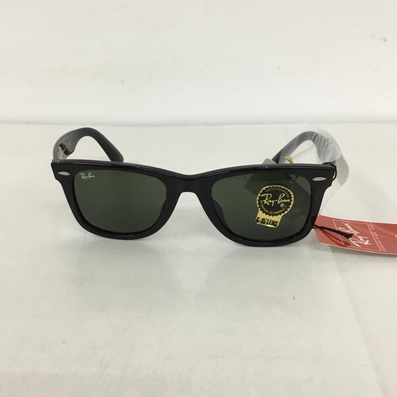 レイバン Ray-Ban めがね・サングラス サングラス RB2140-F WAYFARER カラーレンズ ケース付き ロゴ、文字 黒 / ブラック /  メンズ USED 古着 中古 10129417