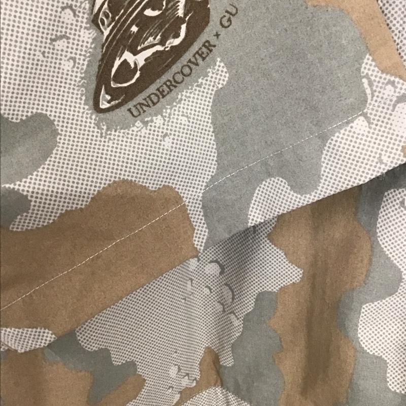 ジーユー GU シャツ、ブラウス 半袖 331-334470 アンダーカバー オーバーサイズ ファティーグシャツ 半袖シャツ L カモフラージュ柄・迷彩 マルチカラー / マルチカラー /  メンズ USED 古着 中古 10133170