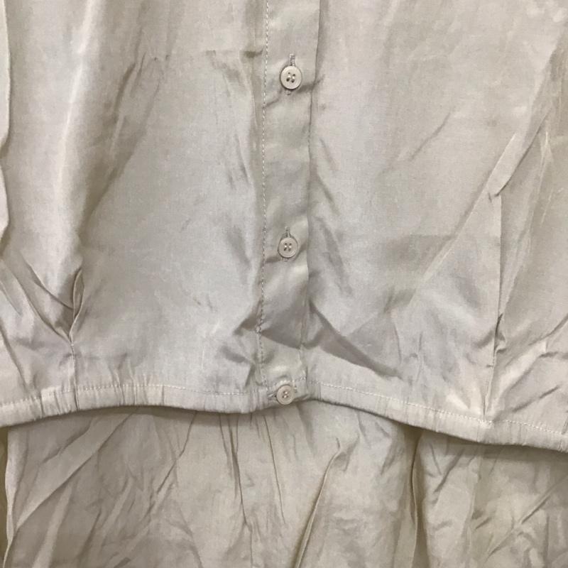 サマンサモスモスブルー Samansa Mos2 blue シャツ、ブラウス 半袖 FREE 無地 ベージュ / ベージュ /  レディース USED 古着 中古 10144001