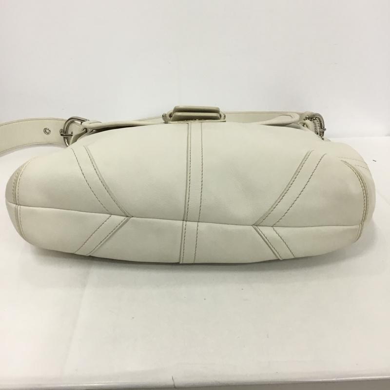 コーチ COACH ショルダーバッグ ショルダーバッグ 9481 レザー 無地 白 / ホワイト /  レディース USED 古着 中古 10129108