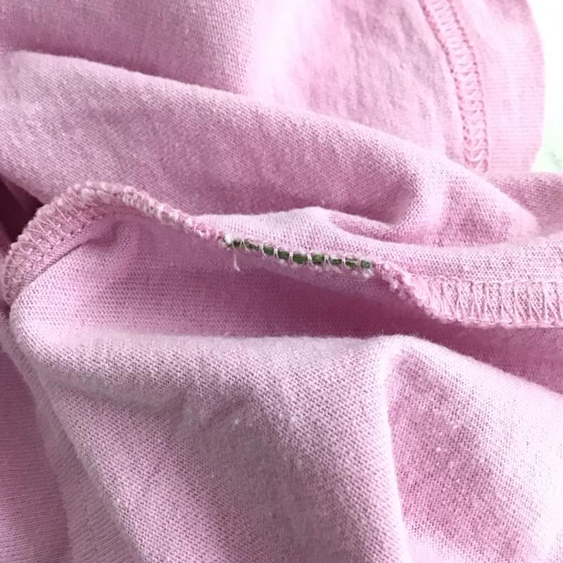 ヘブンバイマークジェイコブス heaven BY MARC JACOBS Tシャツ 半袖 半袖カットソー プリントTシャツ クルーネックカットソー M ロゴ、文字 桃 / ピンク /  メンズ USED 古着 中古 10142637