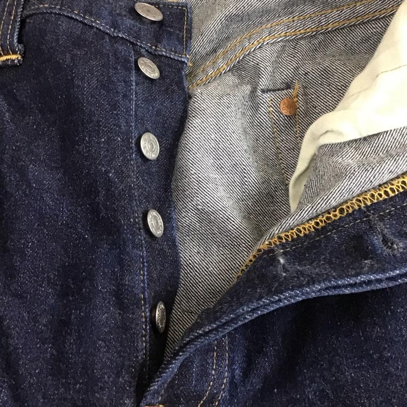 リーバイス Levi s パンツ デニム、ジーンズ 201 0003 201XX USA製 復刻 W36 L36 36インチ 無地 インディゴ / インディゴ /  メンズ USED 古着 中古 10107642