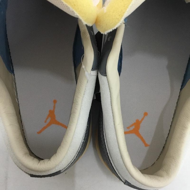 ナイキ NIKE スニーカー スニーカー DZ5376-469 AIR JORDAN 1 LOW SE 27cm 箱有 27.0cm ロゴ、文字 灰 / グレー / X 水色 / ライトブルー /  メンズ USED 古着 中古 10149996