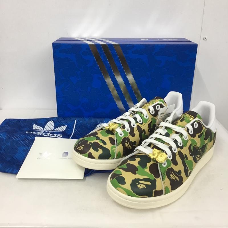 アベイシングエイプ A BATHING APE スニーカー スニーカー IG8949 STAN SMITH BAPE adidas 30th Anniversary 26cm 箱有 26.0cm 総柄 マルチカラー / マルチカラー /  メンズ USED 古着 中古 10145585