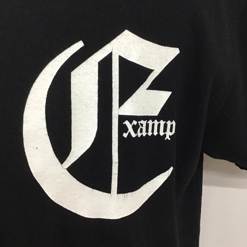 イグザンプル EXAMPLE Tシャツ 半袖 半袖カットソー プリントTシャツ クルーネックカットソー L ロゴ、文字 黒 / ブラック /  メンズ USED 古着 中古 10119533