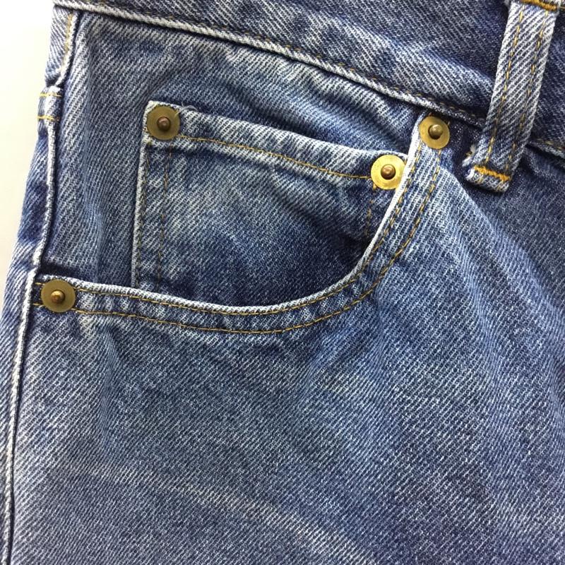 ハーベスティ HARVESTY パンツ デニム、ジーンズ デニムパンツ ストレートパンツ ワイドパンツ カジュアルパンツ 1 無地 インディゴ / インディゴ /  メンズ USED 古着 中古 10121796