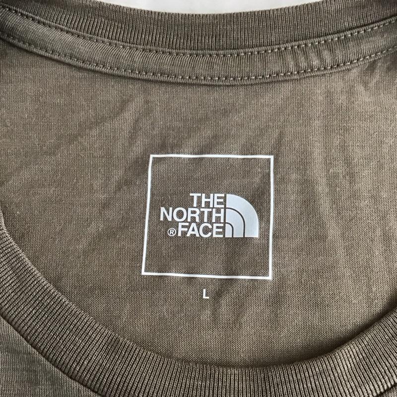 ザノースフェイス THE NORTH FACE Tシャツ 長袖 NT32088 ラッシュドライ メリノ クルー バックプリント L ロゴ、文字 茶 / ブラウン /  メンズ USED 古着 中古 10119682