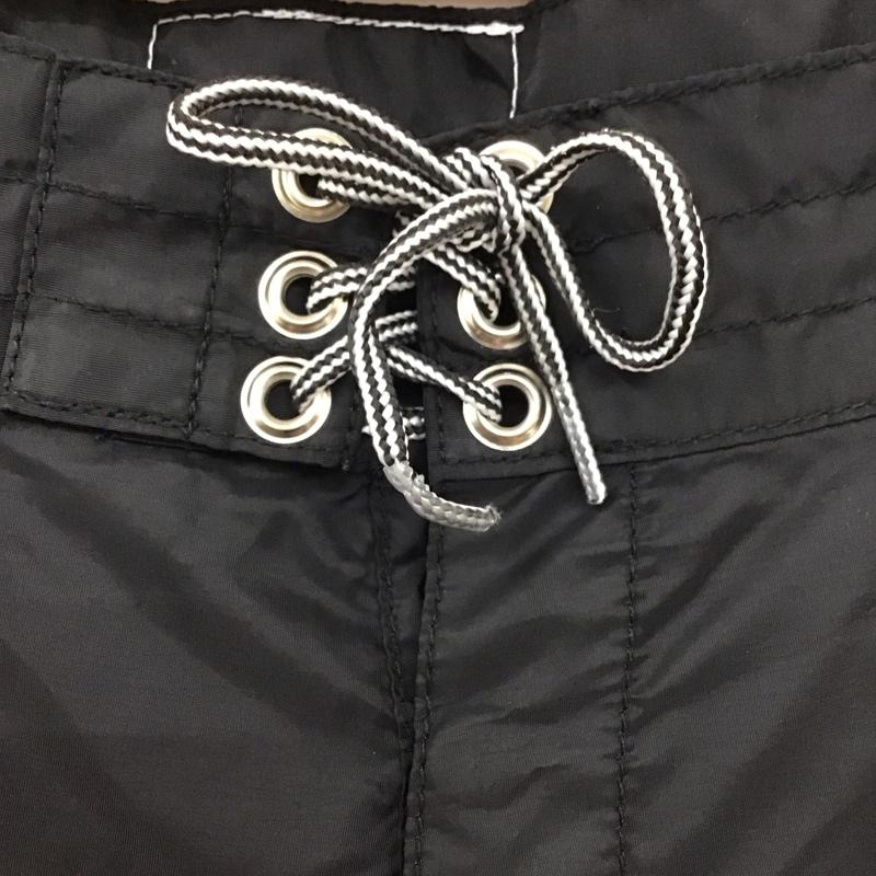 ルーカ RVCA パンツ ショートパンツ ハーフパンツ ショートパンツ カジュアルパンツ 32インチ プリント 黒 / ブラック /  メンズ USED 古着 中古 10114706