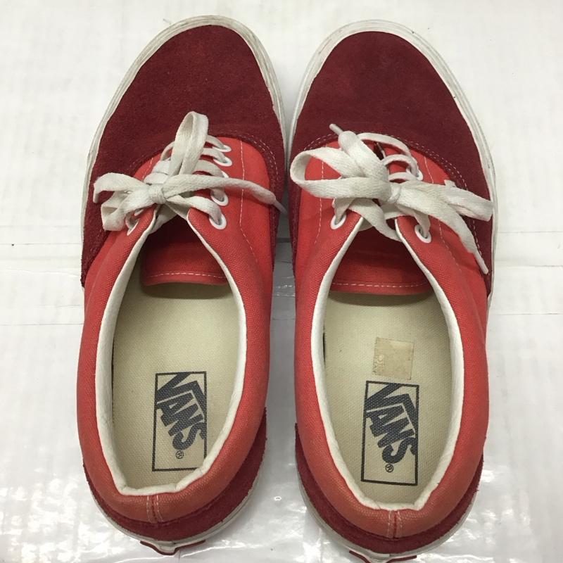 バンズ VANS スニーカー スニーカー 721454 ローカット 27.5cm 27.5cm ロゴ、文字 赤 / レッド / X 白 / ホワイト /  メンズ USED 古着 中古 10116234