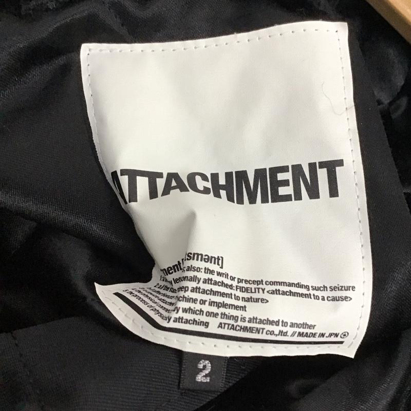 アタッチメント ATTACHMENT ジャケット、上着 ジャンパー、ブルゾン ジップアップジャケット アウター フード付き 2 無地 黒 / ブラック /  メンズ USED 古着 中古 10149617