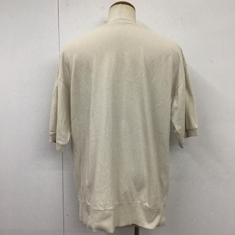 ニコアンド niko and... カットソー 半袖 半袖カットソー 無地Tシャツ クルーネックカットソー 4 無地 ベージュ / ベージュ /  メンズ USED 古着 中古 10114197