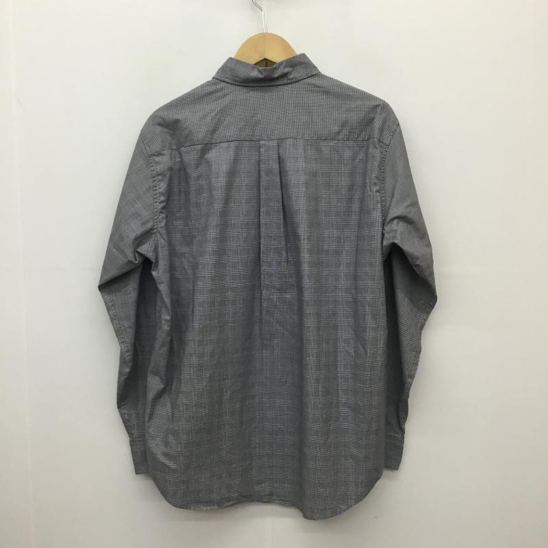 ナノユニバース nano・universe シャツ、ブラウス 長袖 NANO UNIVERSE クレイジーチェックワイドシャツ　668-9220026 M チェック 白 / ホワイト / X 黒 / ブラック /  メンズ USED 古着 中古 10127623