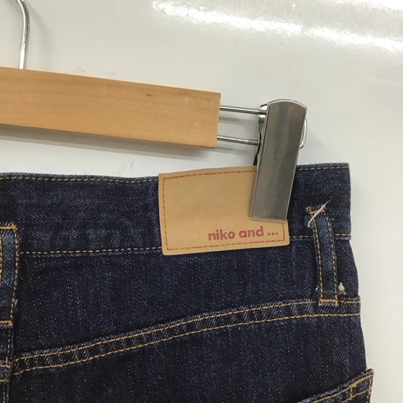ニコアンド niko and... パンツ デニム、ジーンズ M 無地 インディゴ / インディゴ /  レディース USED 古着 中古 10106468