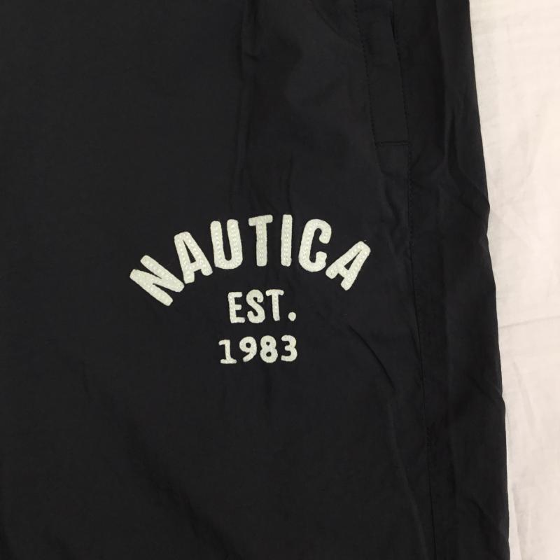 ノーティカ NAUTICA パンツ ワークパンツ、ペインターパンツ 241-1445 トラックパンツ L ロゴ、文字 黒 / ブラック /  メンズ USED 古着 中古 10143878