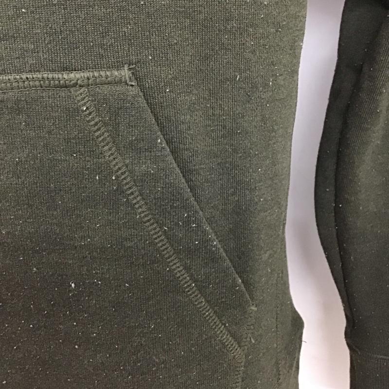 ザノースフェイス THE NORTH FACE パーカー 長袖 nt12088 カラーヘザードスウェットフーディ プルオーバー 長袖パーカー M ロゴ、文字 カーキ / カーキ /  メンズ USED 古着 中古 10119519