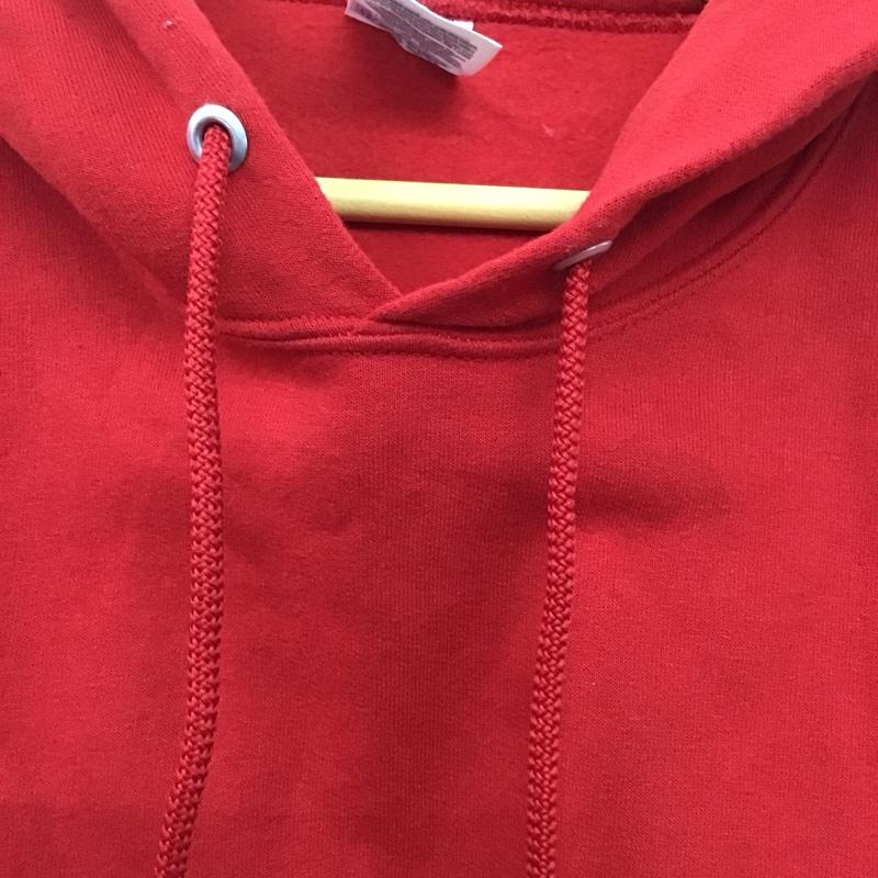 ジャージーズ JERZEES パーカー 長袖 長袖パーカー プルオーバーパーカー スウェット M 無地 赤 / レッド /  レディース USED 古着 中古 10142705