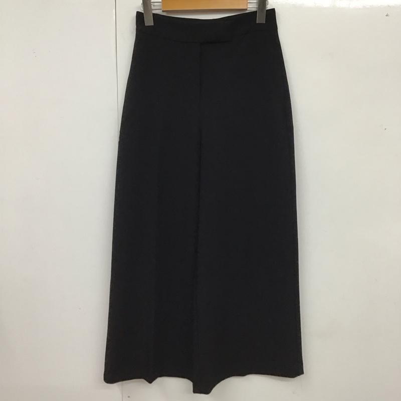 ザラ ZARA パンツ スラックス スラックスパンツ ワイドパンツ カジュアルパンツ センタータックパンツ XS 無地 黒 / ブラック /  レディース USED 古着 中古 10117413