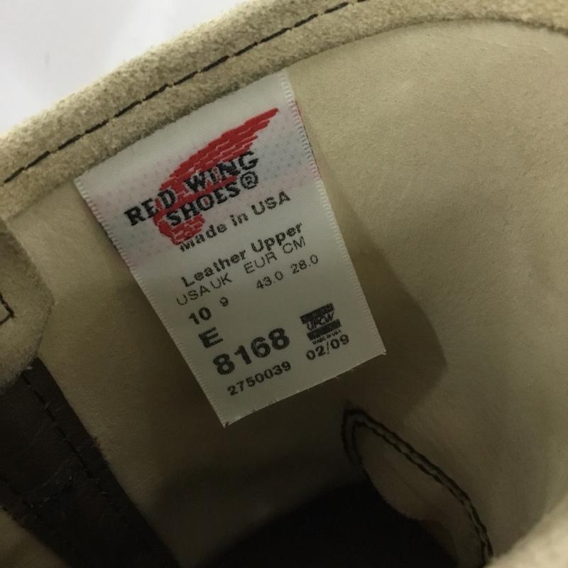 レッドウィング RED WING ブーツ 一般 E8168 9-INCH PECOS ペコスブーツ 28cm 28.0cm 無地 ベージュ / ベージュ /  メンズ USED 古着 中古 10144314