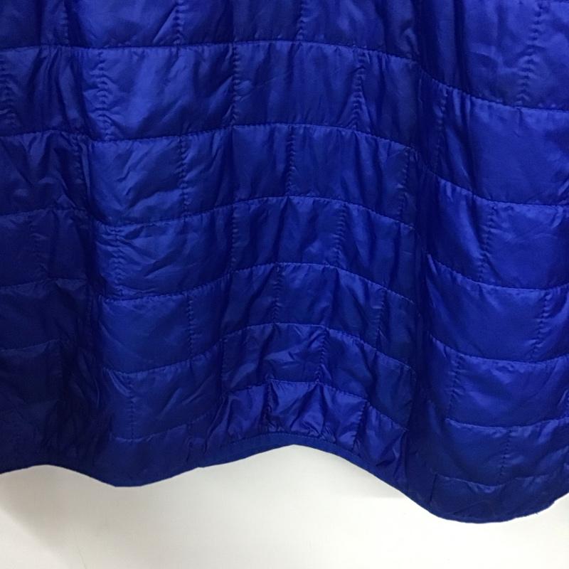 パタゴニア patagonia ジャケット、上着 ジャケット、ブレザー ジップアップジャケット ダウンジャケット アウター XL ロゴ、文字 青 / ブルー /  メンズ USED 古着 中古 10143191