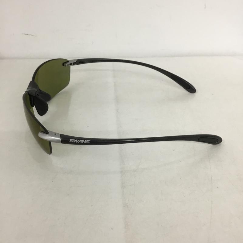 スワンズ Swans めがね・サングラス サングラス SALF-0168 ULTRA LENS for FISHINGモデル 箱有 ロゴ、文字 黒 / ブラック / X 薄緑 / ライトグリーン /  メンズ USED 古着 中古 10141081
