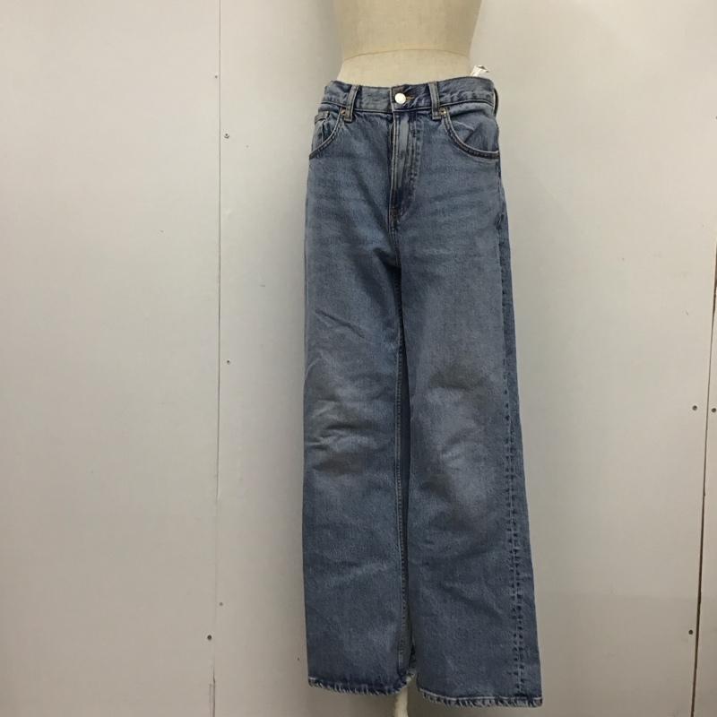 ザラ ZARA パンツ デニム、ジーンズ 2569 910 400 フレアデニム 無地 水色 / ライトブルー /  レディース USED 古着 中古 10109433