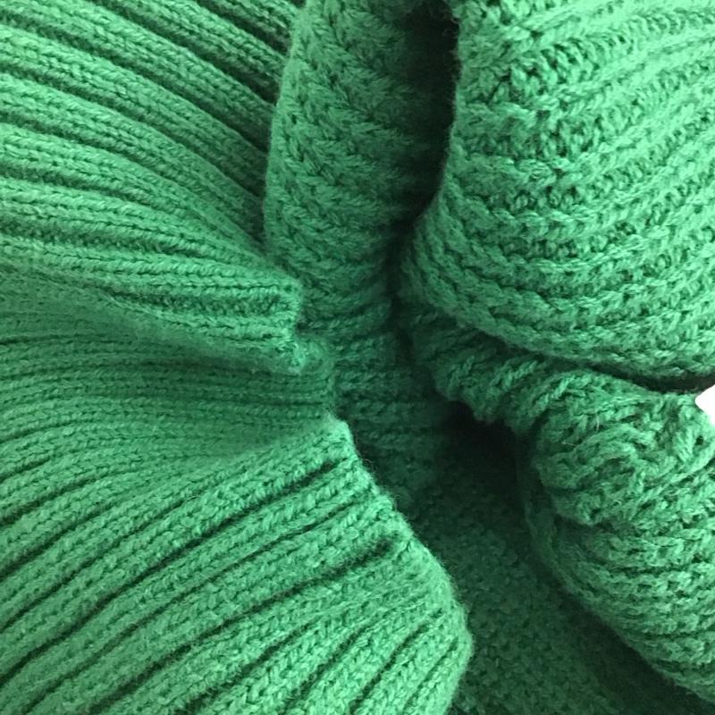 ニコアンド niko and... カーディガン 長袖 NKN25680CF 襟付きニットカーディガン FREE 無地 緑 / グリーン /  レディース USED 古着 中古 10146396