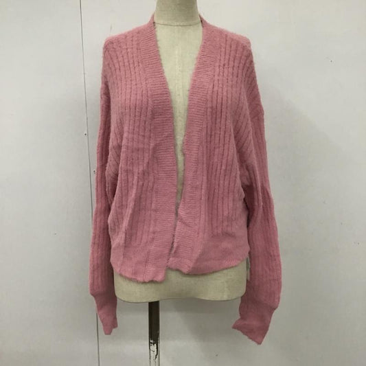 ジェラートピケ gelato pique カーディガン 長袖 無地 桃 / ピンク /  レディース USED 古着 中古 10106148