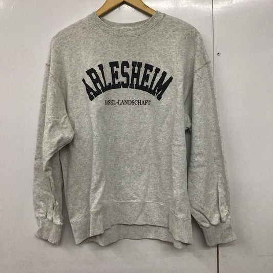 ローリーズファーム LOWRYS FARM トレーナー 長袖 FREE ロゴ、文字 灰 / グレー /  レディース USED 古着 中古 10141229