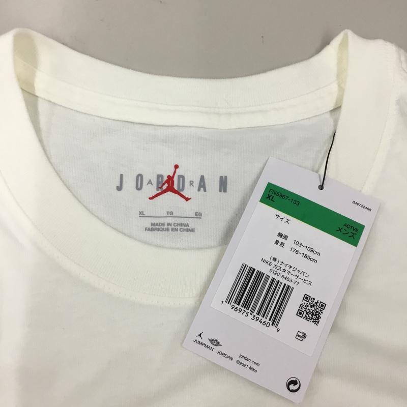 エアジョーダン AIR JORDAN Tシャツ 半袖 FN5967-133 フライト エッセンシャルTシャツ XL プリント 白 / ホワイト /  メンズ USED 古着 中古 10113430