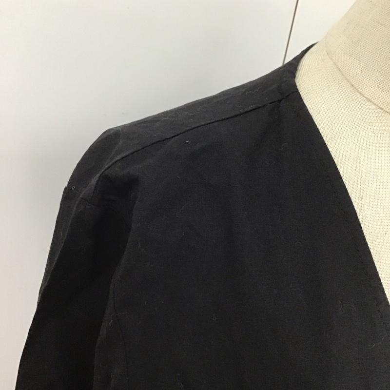 ザラ ZARA ワンピース ロングスカート 3198 045 800 Vネック XS 無地 黒 / ブラック /  レディース USED 古着 中古 10114240