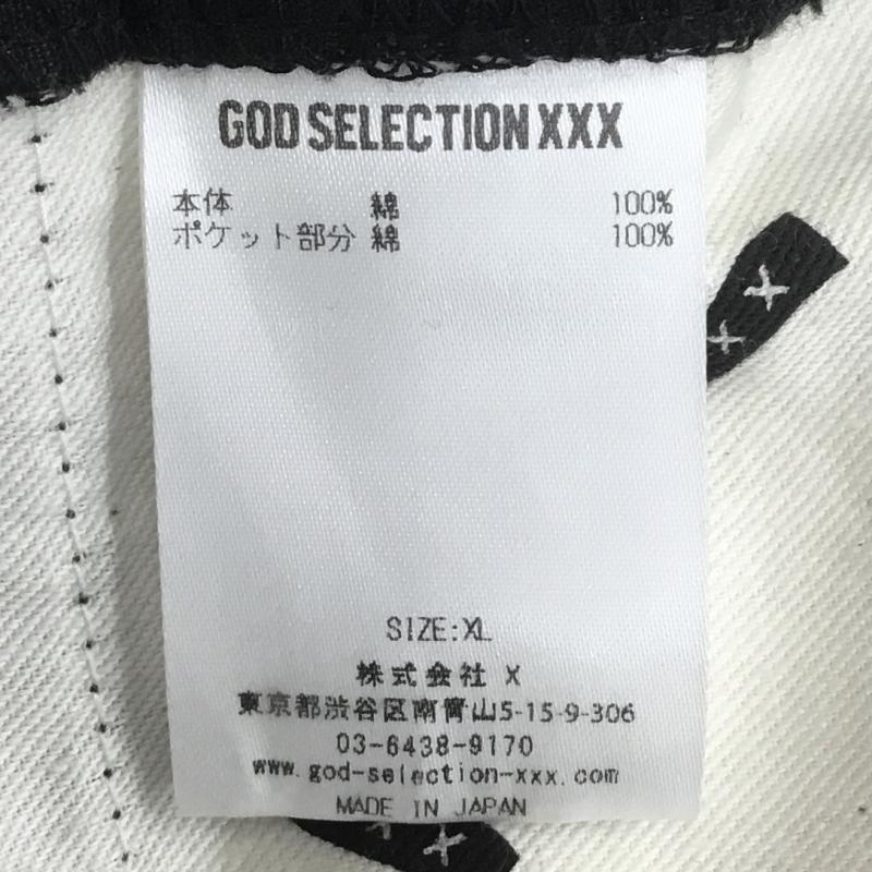 ゴッドセレクショントリプルエックス GOD SELECTION XXX パンツ ワークパンツ、ペインターパンツ XL 無地 黒 / ブラック /  メンズ USED 古着 中古 10110118