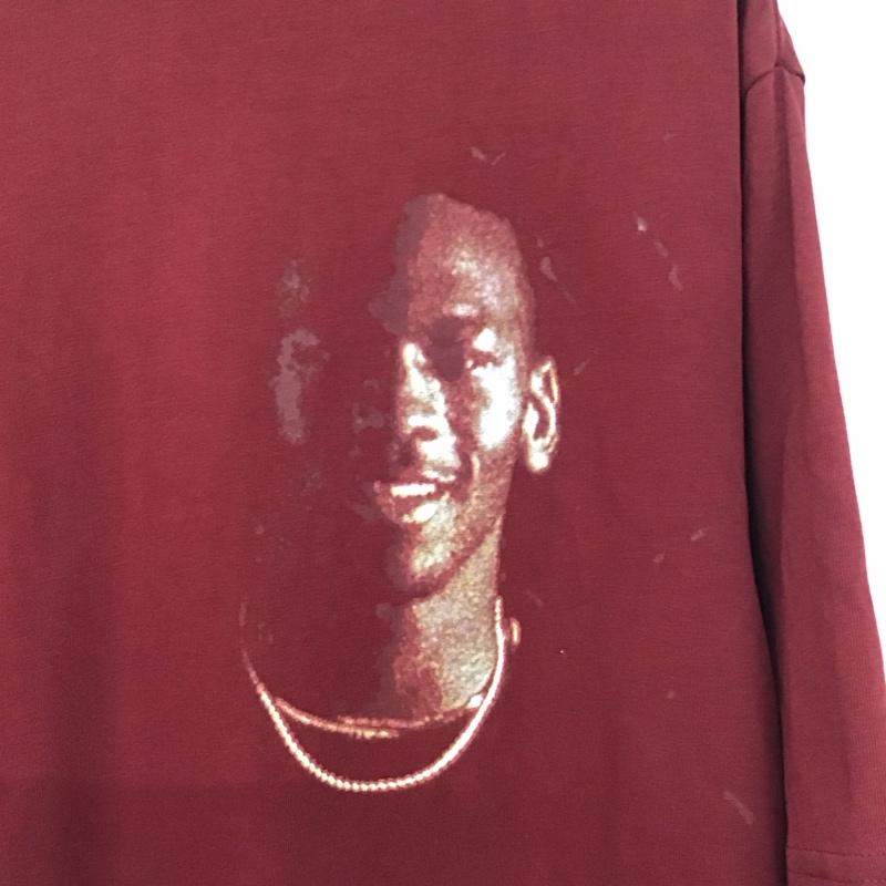 エアジョーダン AIR JORDAN Tシャツ 半袖 hq2666-687 MJSTMT1985SSCRWGELJDAY プリントTシャツ XL プリント えんじ / ワインレッド /  メンズ USED 古着 中古 10132597