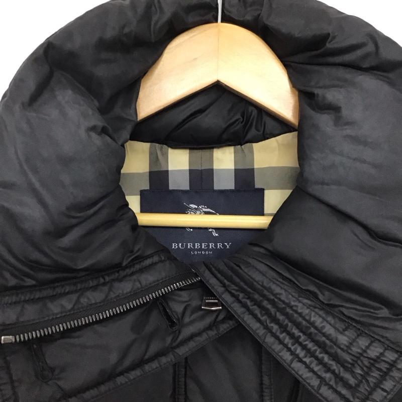 バーバリーロンドン Burberry London ベスト ベスト ベスト ジップアップベスト スタンドネック 40 無地 黒 / ブラック /  レディース USED 古着 中古 10134112